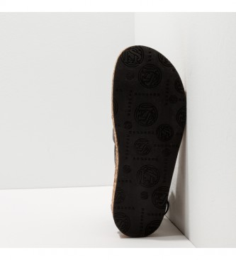 Neosens Leren sandalen S3211 Tardana zwart