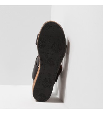 Neosens Sandals S3223 Arroba black -Height wedge 6,5cm