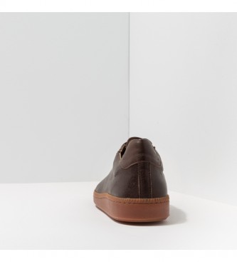 Neosens Skórzane buty sportowe   Montone Brown Trebbiano brązowy 