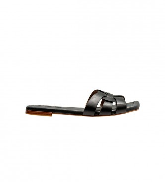 Neosens Skórzane sandały S3360 Mistela czarne