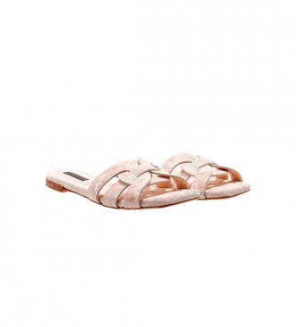 Neosens Skórzane sandały S3360F Mistela różowe