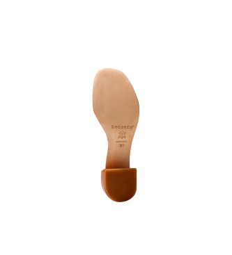 Neosens Lder sandaler S3390 Ozana gul -Hjd klack 5,5cm