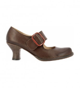 Neosens Rococo S660 brown leather shoes -Height heel: 6,5 cm