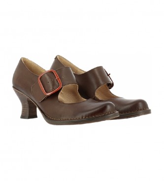 Neosens Rococo S660 brown leather shoes -Height heel: 6,5 cm