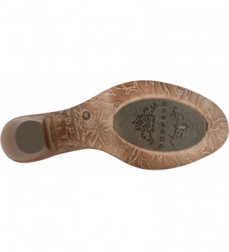 Neosens Buty za kostkę S678 Montone brązowy -Wysokość obcasa: 6,5cm
