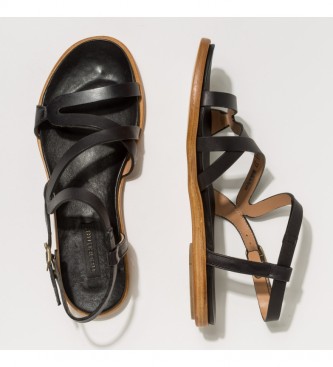 NEOSENS Leather sandals S948 black Aurora
