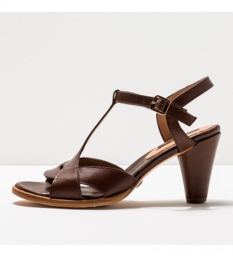 Neosens S968 Montua sandali in pelle marrone -Altezza tacco: 7,5cm-