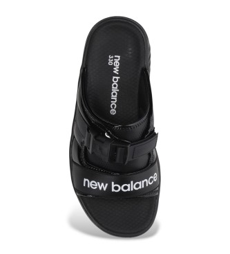 New Balance Sandalias 330 Puffy negro