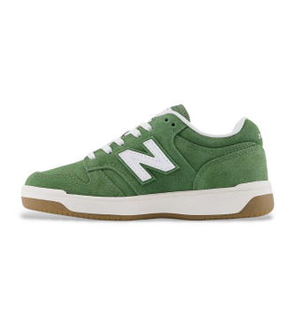 New Balance Baskets en cuir B480 LACE vert