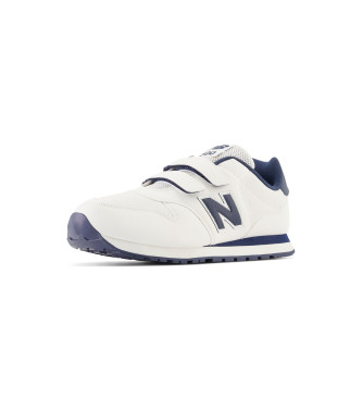 New Balance Scarpe da ginnastica bianche 500 con chiusura a strappo