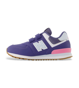 New Balance Trainers 574 Hook & Loop paars
