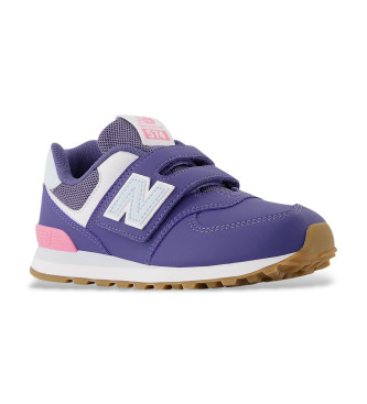 New Balance Trainers 574 Hook & Loop paars