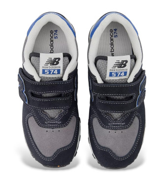 New Balance Shoes 574 Core Hook & Loop blue