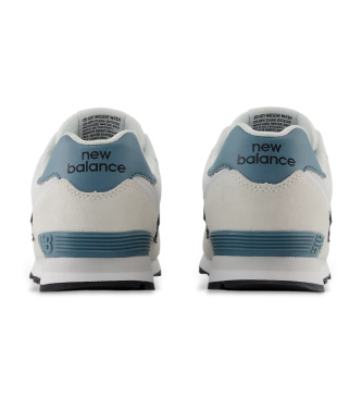 New Balance Leder Turnschuhe 574 Lace grau