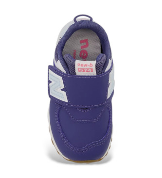 New Balance Trainers 574 New-B Hook & Loop paars