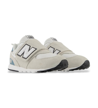 New Balance Baskets en cuir 574 NewHook & Loop gris