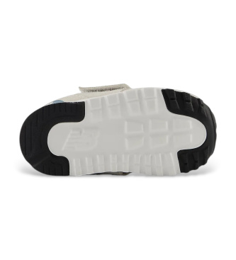 New Balance Baskets en cuir 574 NewHook & Loop gris