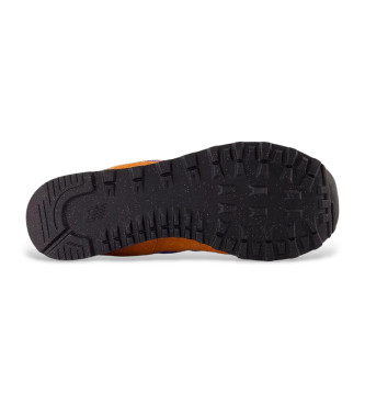 New Balance Tnis de couro 574 laranja