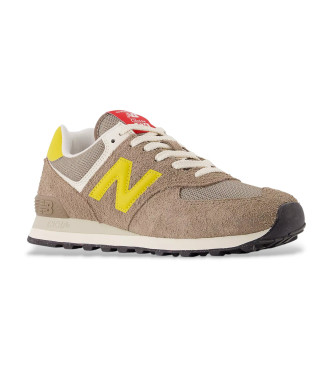 New Balance Brown 574 sneakers