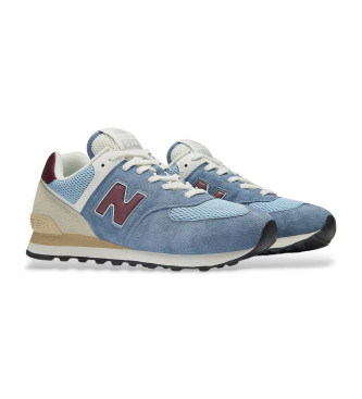 New Balance Zapatillas de Piel 574 azul