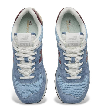 New Balance Zapatillas de Piel 574 azul