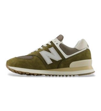 New Balance Baskets en cuir 574 vert