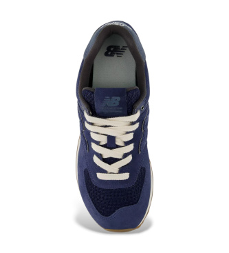 New Balance Leather Sneakers 574 navy