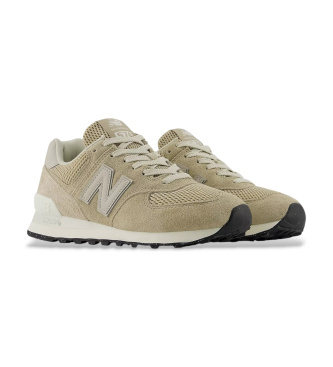 New Balance Leder Turnschuhe 574 beige
