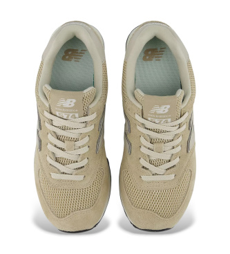 New Balance Leder Turnschuhe 574 beige