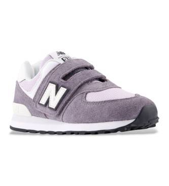 New Balance Zapatillas 574 Hook & Loop gris