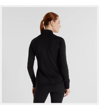 New Balance Athletics Heat Grid 1/2 Zip T-Shirt noir