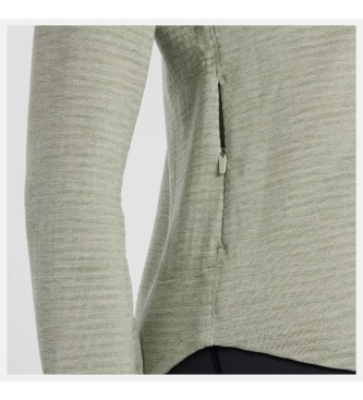 New Balance Athletics Heat Grid 1/2 Zip T-Shirt zelena