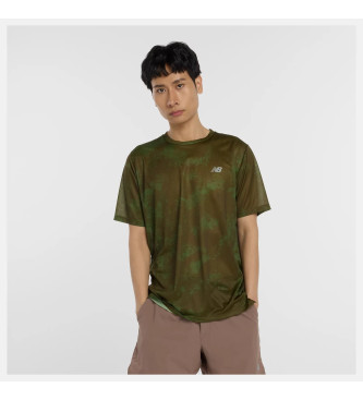 New Balance Athletics Potiskana majica zelena