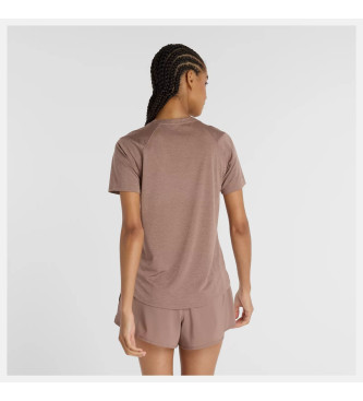 New Balance Atletska majica rjave barve