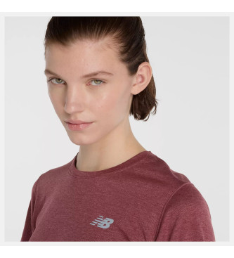 New Balance Atletska majica bordo barve