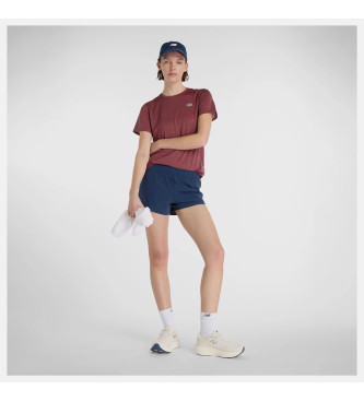 New Balance Atletska majica bordo barve