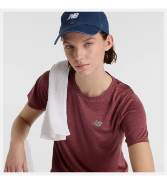 New Balance Atletska majica bordo barve