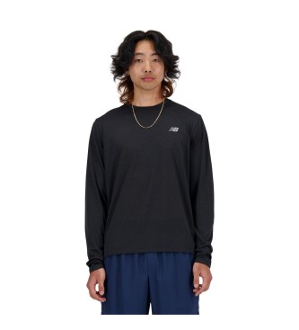 New Balance Camiseta Athletics Long Sleeve negro