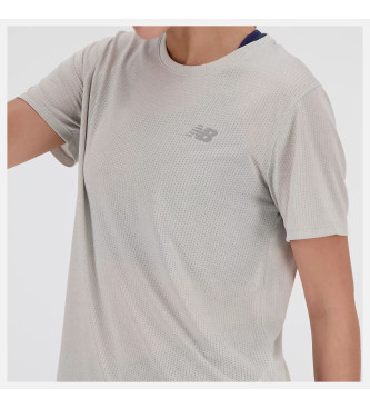 New Balance T-shirt atletiek grijs