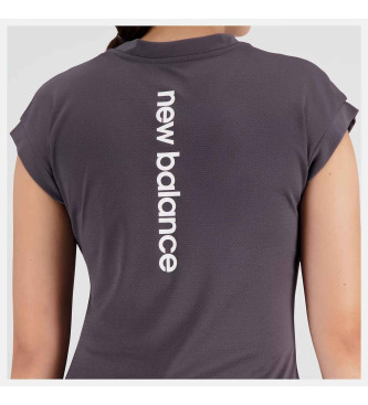 New Balance Impact Run AT N-Vent short sleeve T-shirt grey
