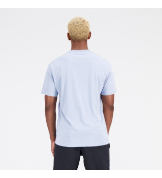 New Balance T-shirt Essentials Stacked blu