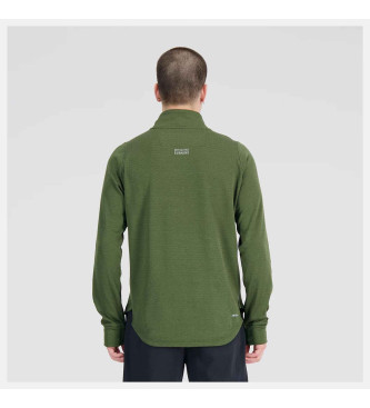 New Balance T-shirt Heat Grid vert