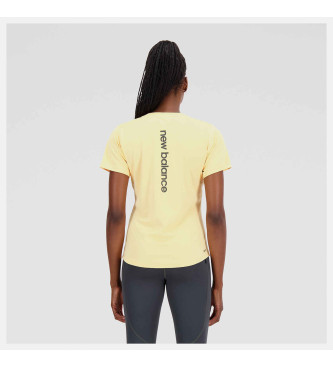 New Balance Impact Run AT N-Vent T-Shirt gelb