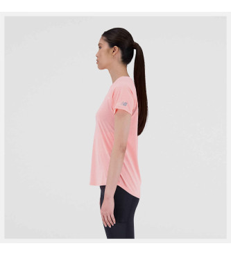 New Balance Impact Run T-shirt pink