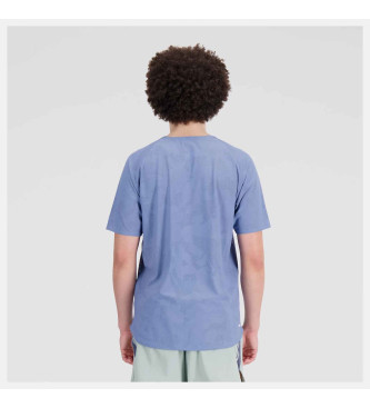 New Balance Q Speed Jacquard T-shirt bleu