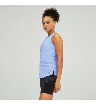 New Balance Q Speed Jacquard T-shirt sans manches bleu