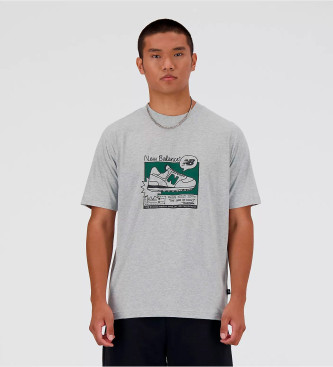 New Balance T-shirt grigia Sport Essentials AD