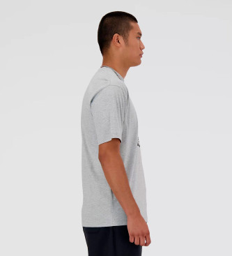 New Balance T-shirt grigia Sport Essentials AD