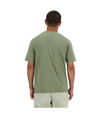 New Balance Koszulka Sport Essentials Lineal zielona