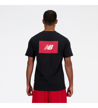 New Balance T-shirt com logtipo Sport Essentials preto